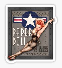 "Paper Doll" WWII Nose Art Sticker