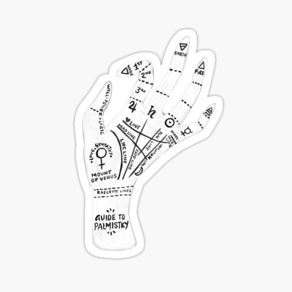 Palm Reading Sticker