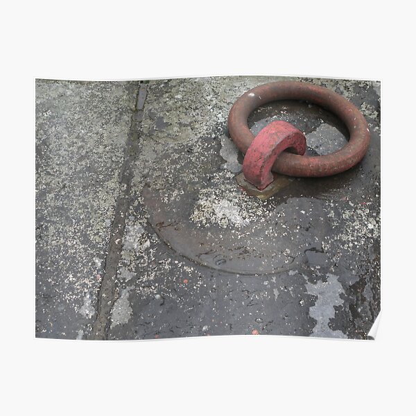 Wharf - red ring Poster