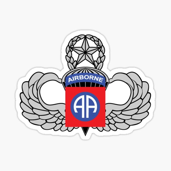 "82nd Airborne Master Jump Wings" Sticker For Sale By 5thcolumn | Redbubble