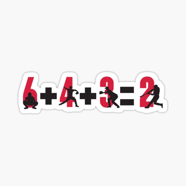 Item preview, Baseball double play: 6+4+3=2 designed and sold by nektarinchen.
