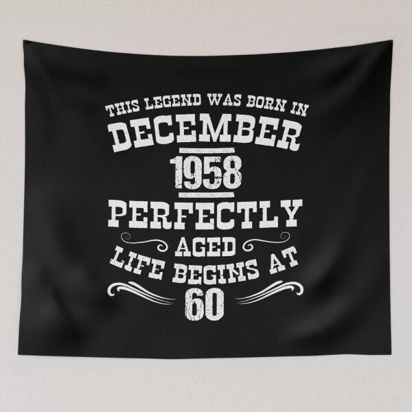Item preview, Legend Born December 60th Birthday White designed and sold by LarkDesigns.