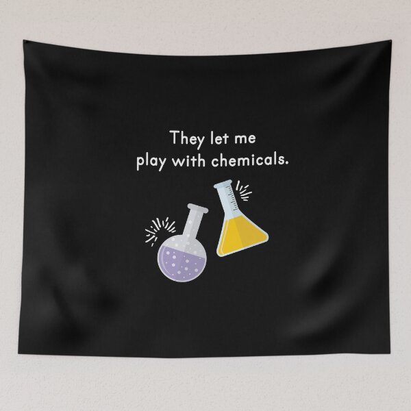 Item preview, They Let Me Play With Chemicals. designed and sold by MooonTees.
