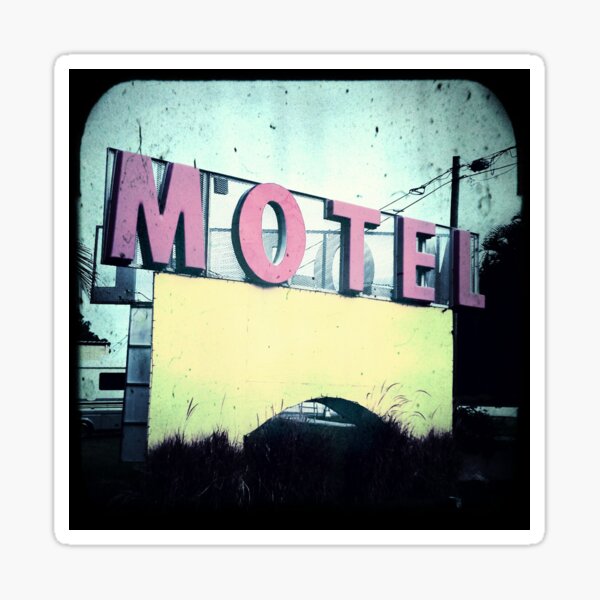 Motel Sticker