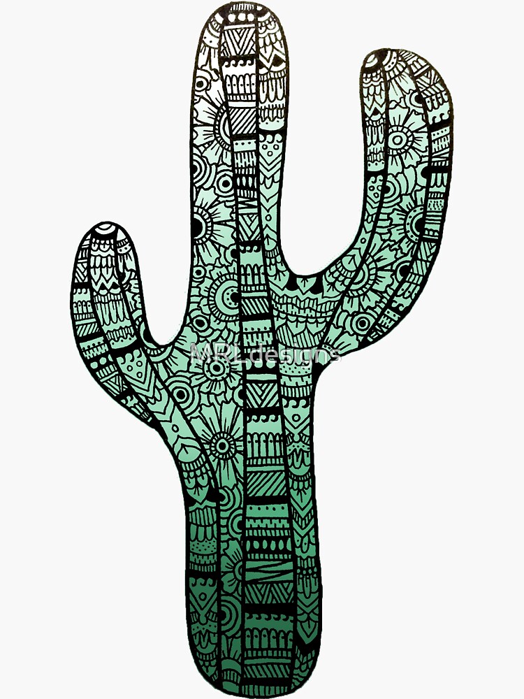 Cactus: Teal by MRLdesigns