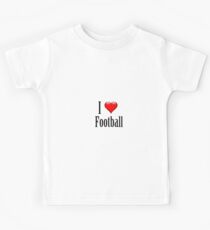 Ich liebe football. Ein Tolle Sport American Football Kinder T-Shirt