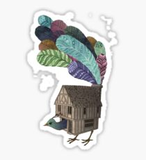 Home of peacock Sticker