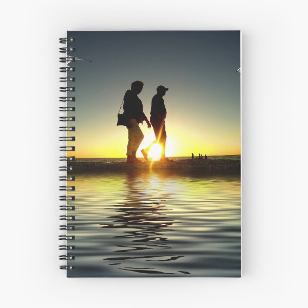 Item preview, couple walking against sunset designed and sold by fineartbyK.