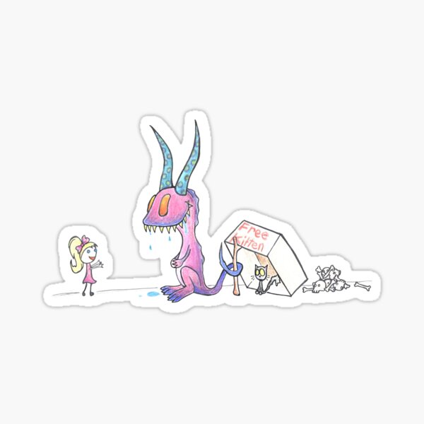 Free Kittens Sticker