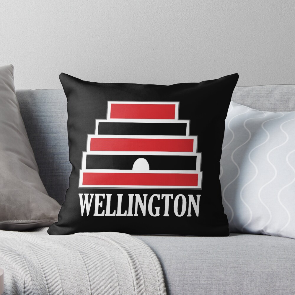 Wellington (white) Throw Pillow
