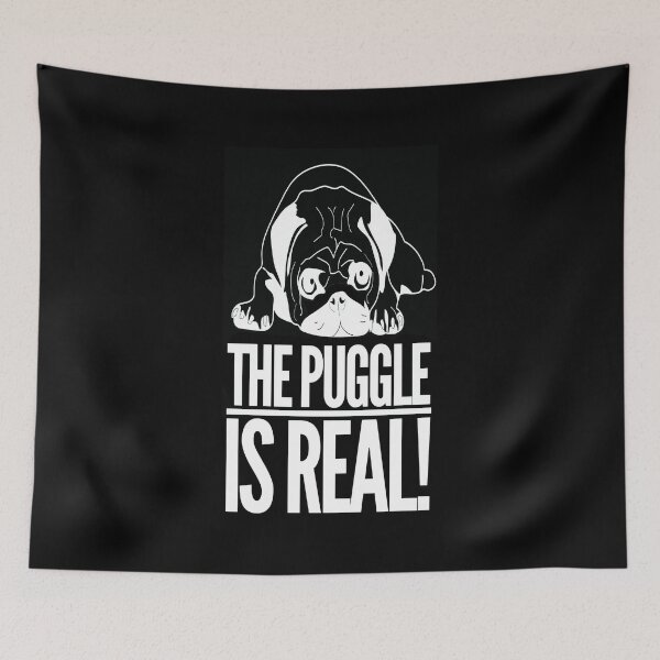 Item preview, Puggle Is Real Funny / Humor Pug Dog Lovers designed and sold by Cameronfulton.