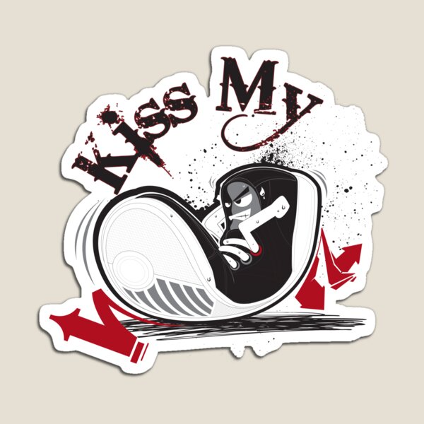 Kiss my converse Magnet