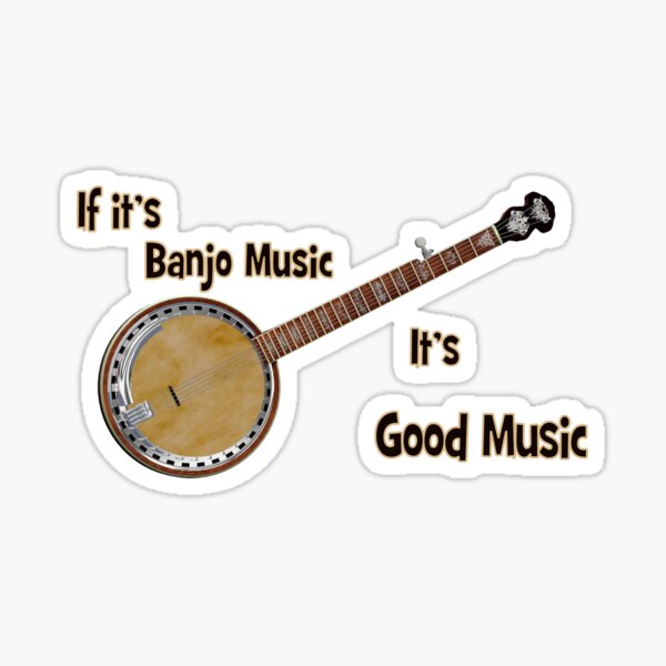 Banjo Stickers | Redbubble