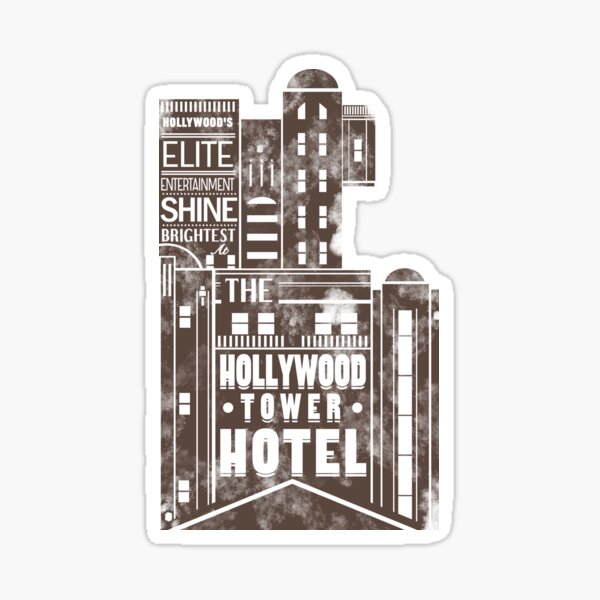 Theme Park Stickers Redbubble - the mad zone the tower of terror roblox