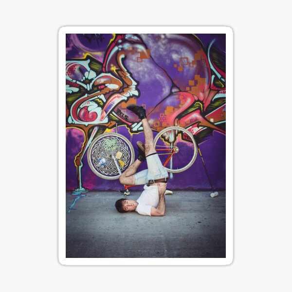 Pinup Bike Polo Cutie #9 Sticker