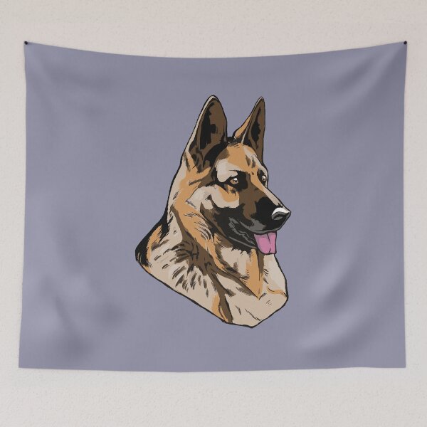 Item preview, German Shephard Portrait designed and sold by R-J-DESIGN.
