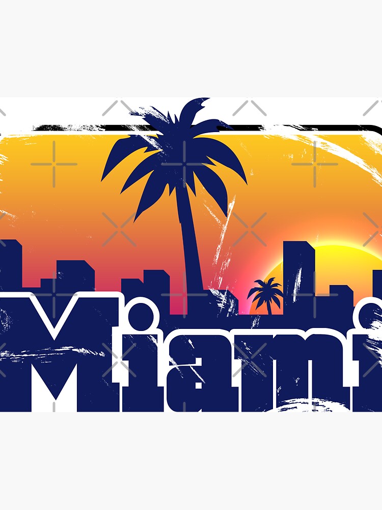 welcome-to-miami-sticker-by-newdamage-redbubble