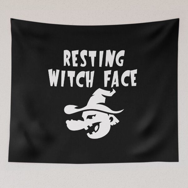 Item preview, Resting Witch Face Halloween Ugly Witch Design designed and sold by SpiritWestDesig.