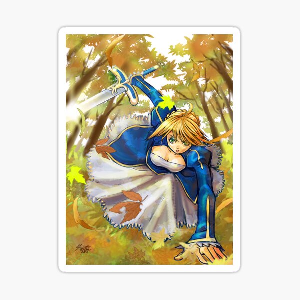 Saber fate stay night Sticker