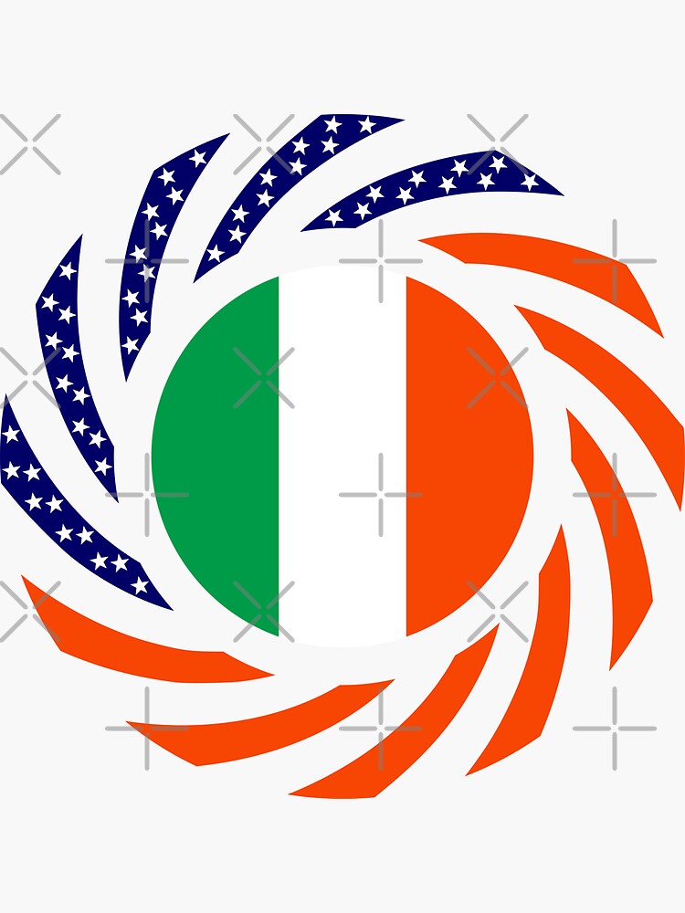 Irish American Multinational Patriot Flag Series by carbonfibreme