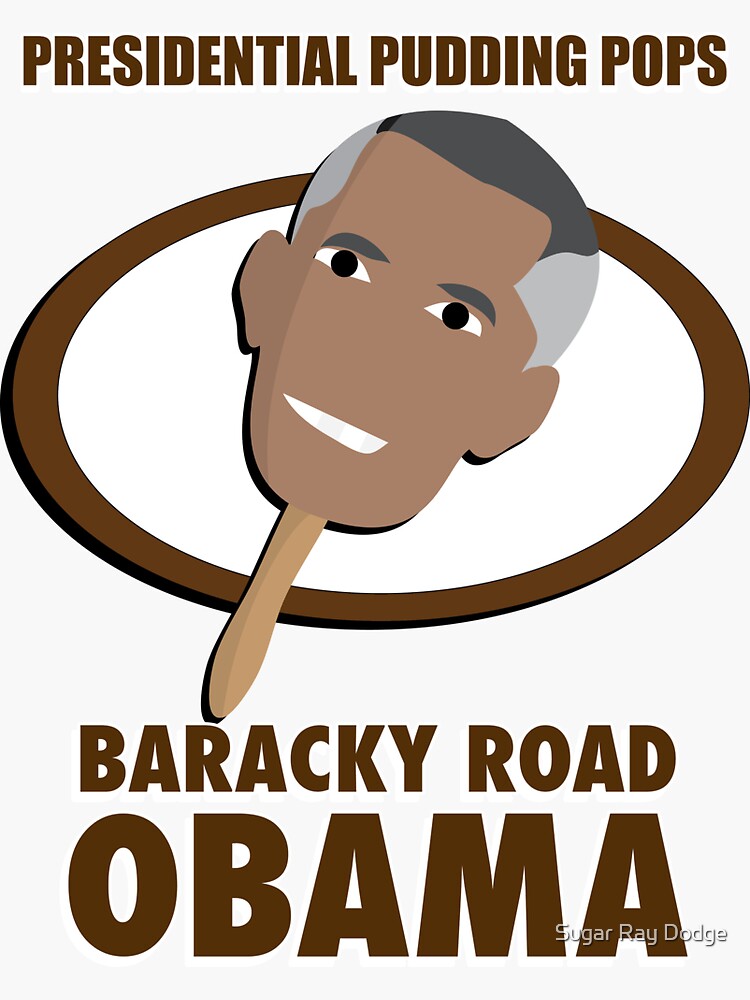 Baracky Road Obama Sticker