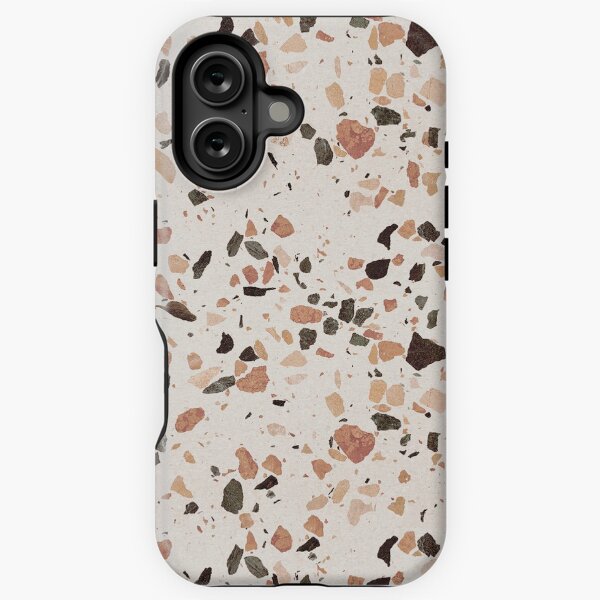 Aperçu de l'œuvre Terrazzo beige, blanc, brun, gâteau, crème, gris et bronze créée et vendue par Tuky Waingan.