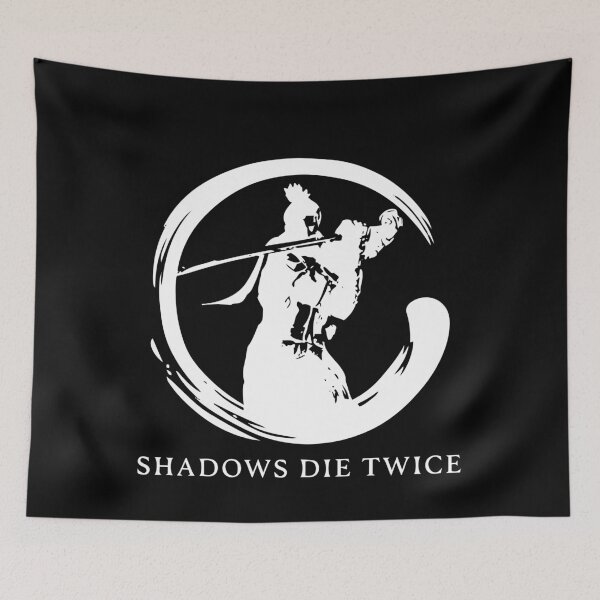 Item preview, Shadows Die Twice T-Shirt Youtuber Twitch Streamer Tee Gaming Sekiro Gamer Tshirt Gift Man Women Gift Geek Ideas 001 designed and sold by happygSHOP.