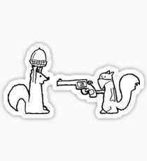 Squirrel robbery Sticker