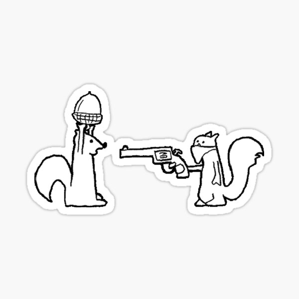 Item preview, Squirrel robbery designed and sold by xanti.
