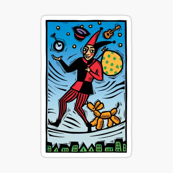 Jester Sticker