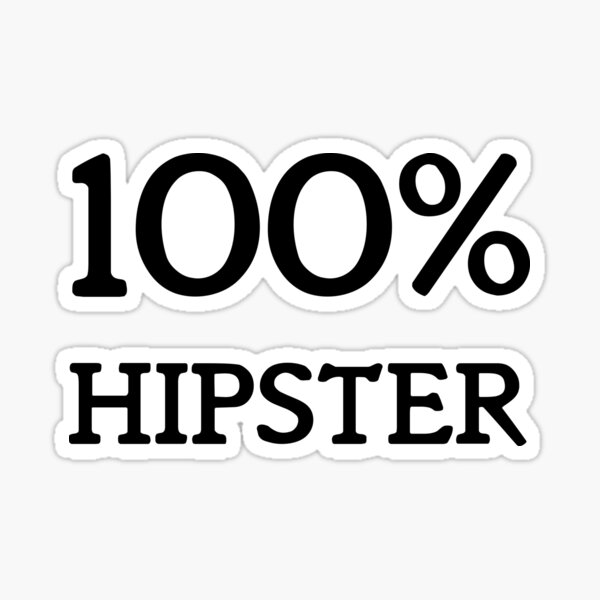 hipster-sticker-for-sale-by-whysuchascene-redbubble