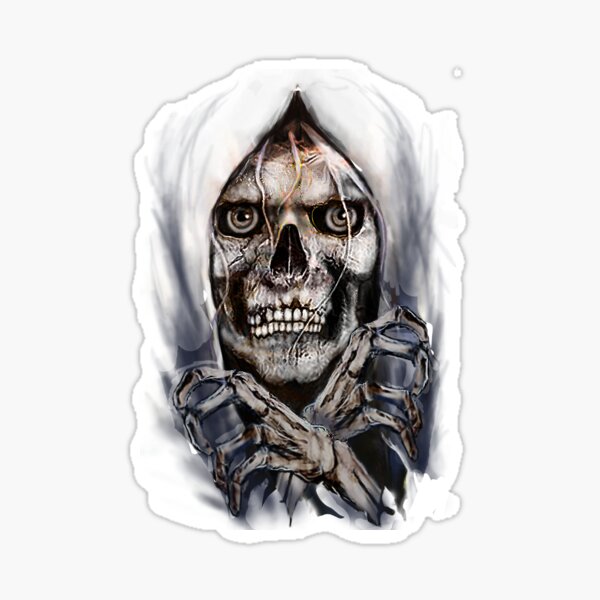 SKULL BREAKING OUT ! Sticker