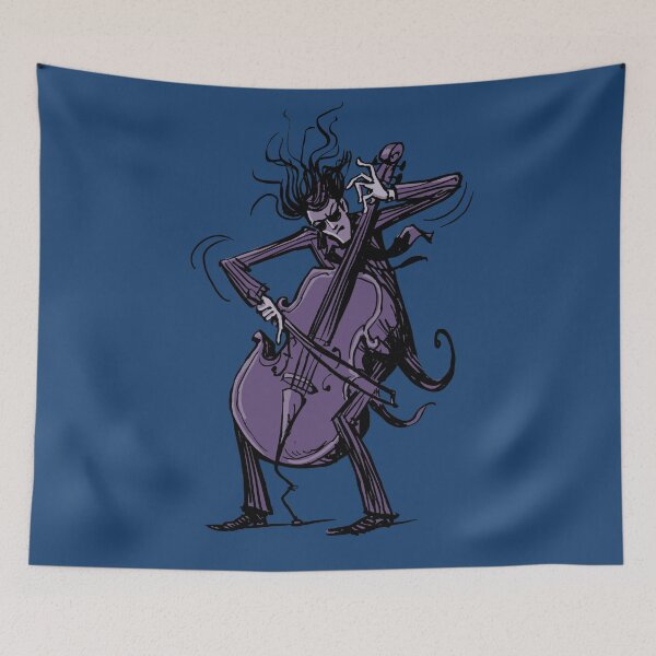 Item preview, young man plays the violoncello designed and sold by duxpavlic.