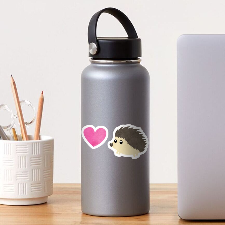 Hedgehog Love Sticker