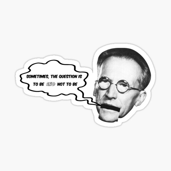 Schrödinger erinnert sich an Shakespeare Sticker