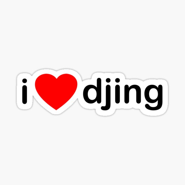 Item preview, I Love DJing designed and sold by HOTDJGEAR.