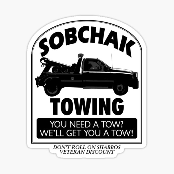 The Big Lebowski Inspired - Sobchak Towing - You Want a Toe? Sticker