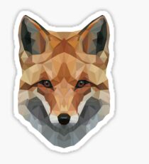 Geometrischer Fuchs Sticker