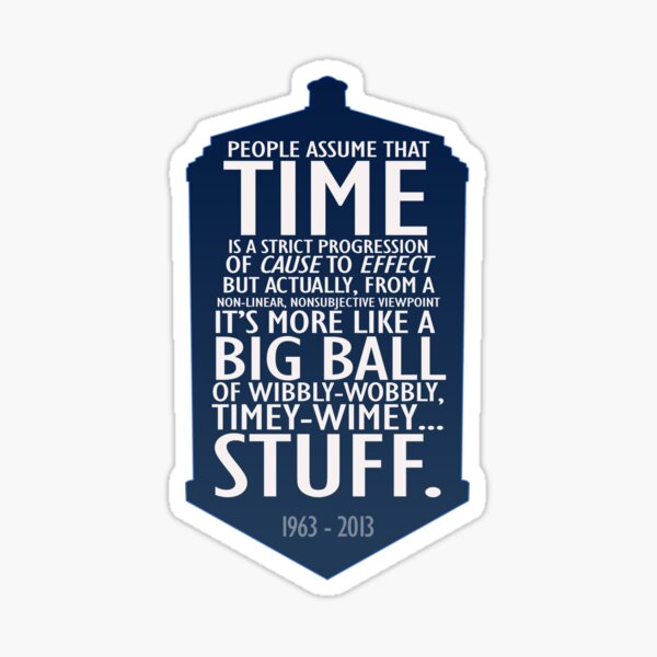 Wibbly Wobbly Sticker
