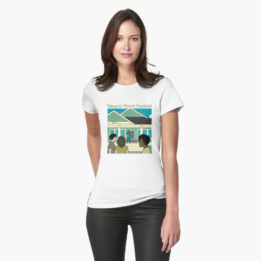 Item preview, Fitted T-Shirt designed and sold by PlanetNine.