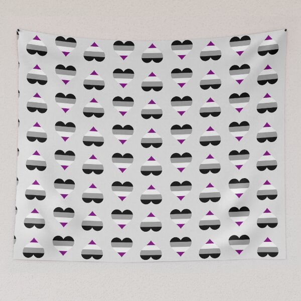 Item preview, Asexual Pride Hearts Sticker Pack designed and sold by Meenameme.