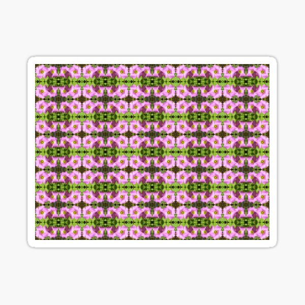Oxalis motif Sticker