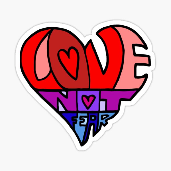 #LoveNotFear Sticker