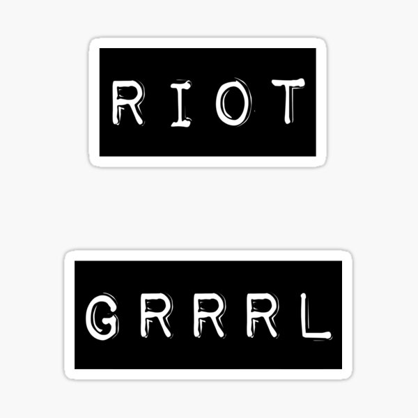 Riot Grrrl Stickers | Redbubble