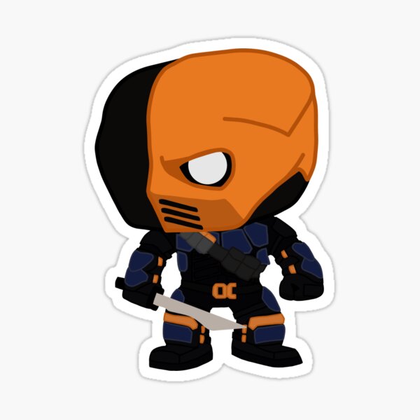 Deathstroke Arrow Sticker For Sale By Arexthecat Redbubble 