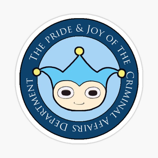 Blue Badger - Defender of truth, guardian of proof! Sticker