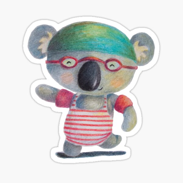 Swimming Time Sticker