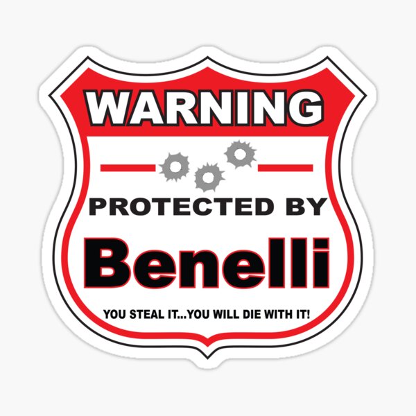 Benelli protégé par Benelli Shield Sticker