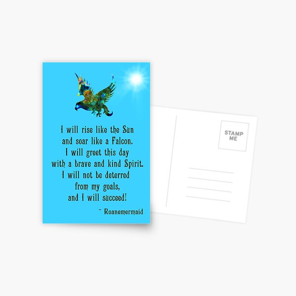 Success Affirmation Postcard