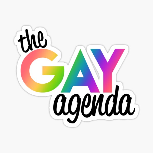 Gay Agenda Stickers Redbubble 2315